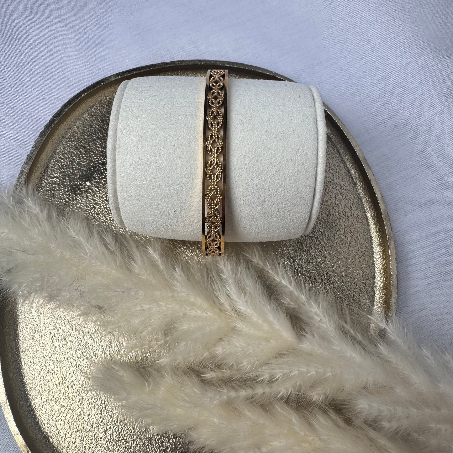 Armband goud (stainless steel) ~> bangle