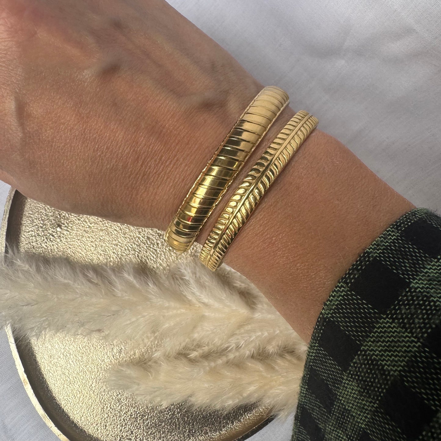 Armband goud (stainless steel) ~> bangle