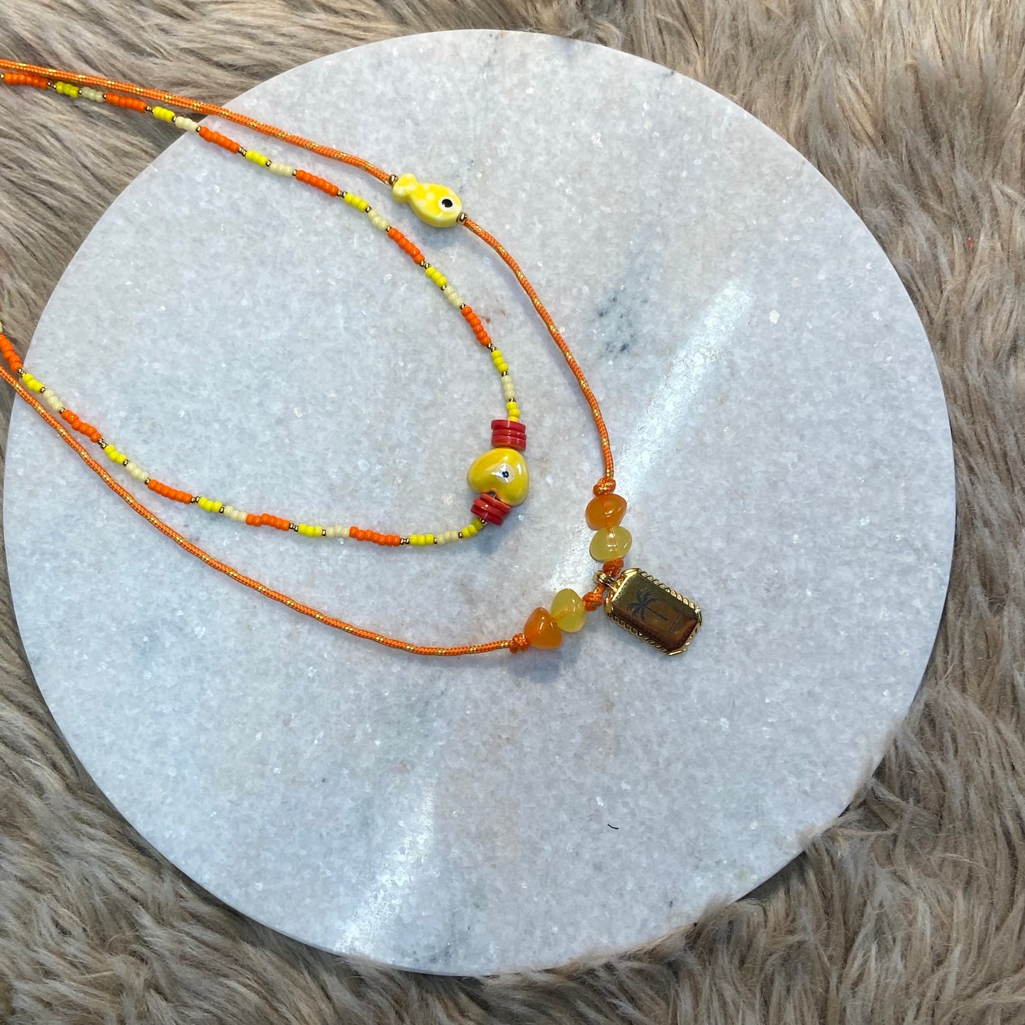 Ibiza Fiesta: oranje / geel