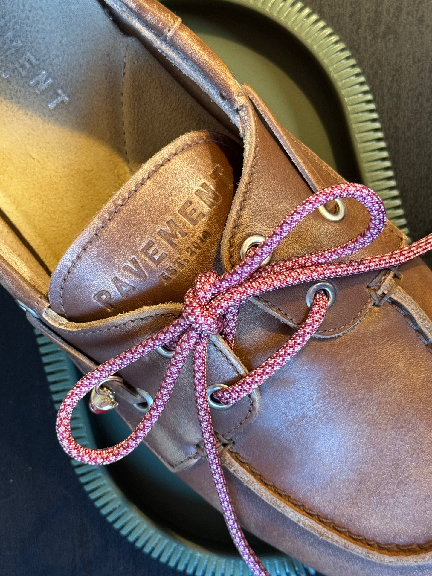 Paracord (2 stuks) -> bordeaux/wit