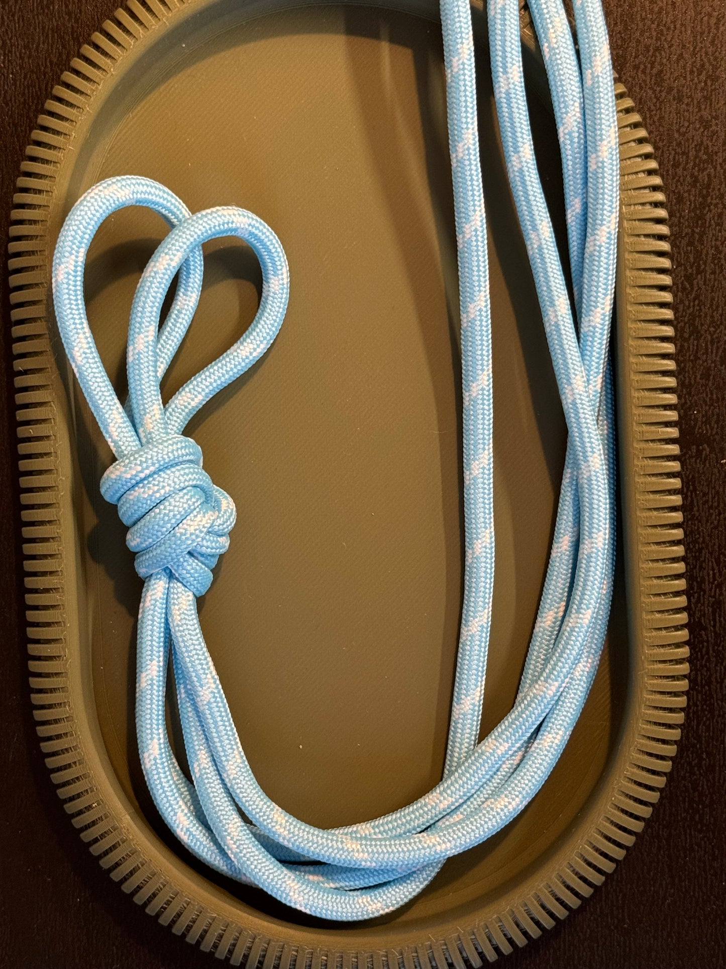 Paracord (2 stuks) -> streepjes blauw licht