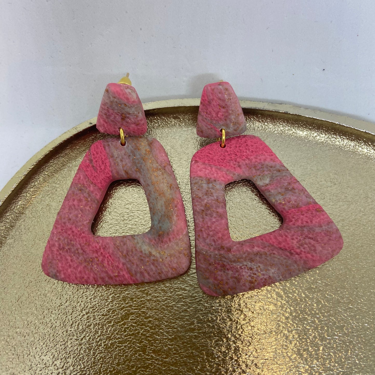 Oorbellen "Pink 6"