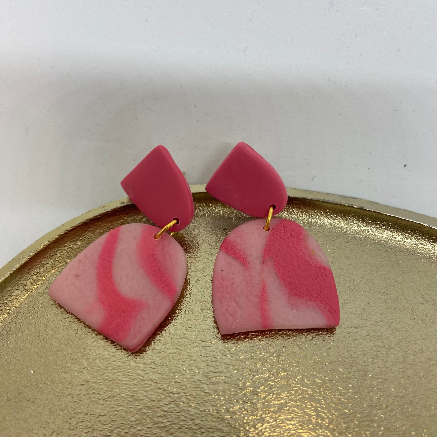 Oorbellen "Pink7"
