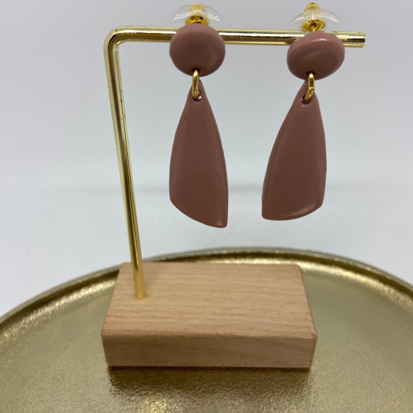 oorbellen "mauve 2"