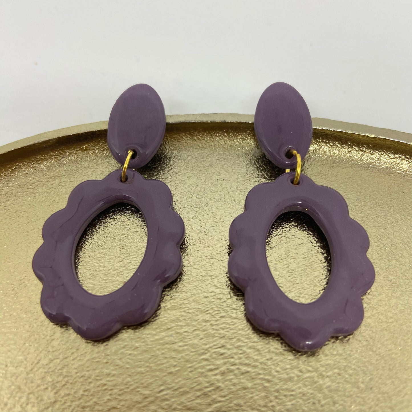 oorbellen "mauve 4"
