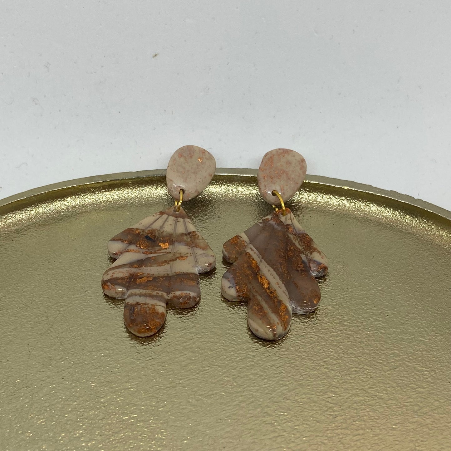 Oorbellen "Beige 3"