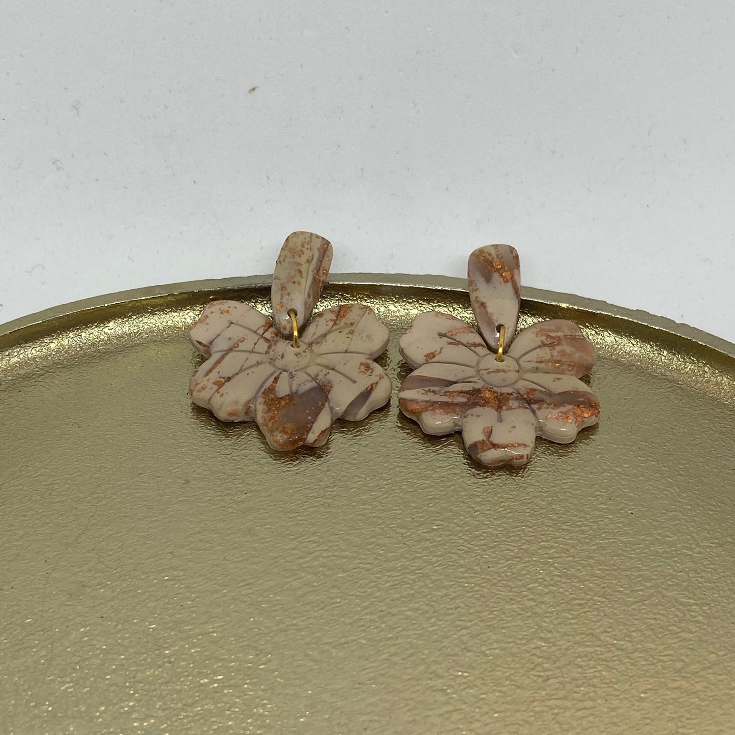 Oorbellen "Beige 2"