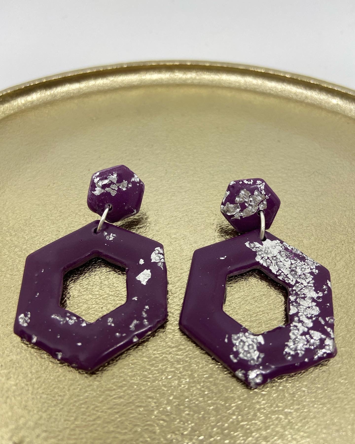 Oorbellen "Paars 1"