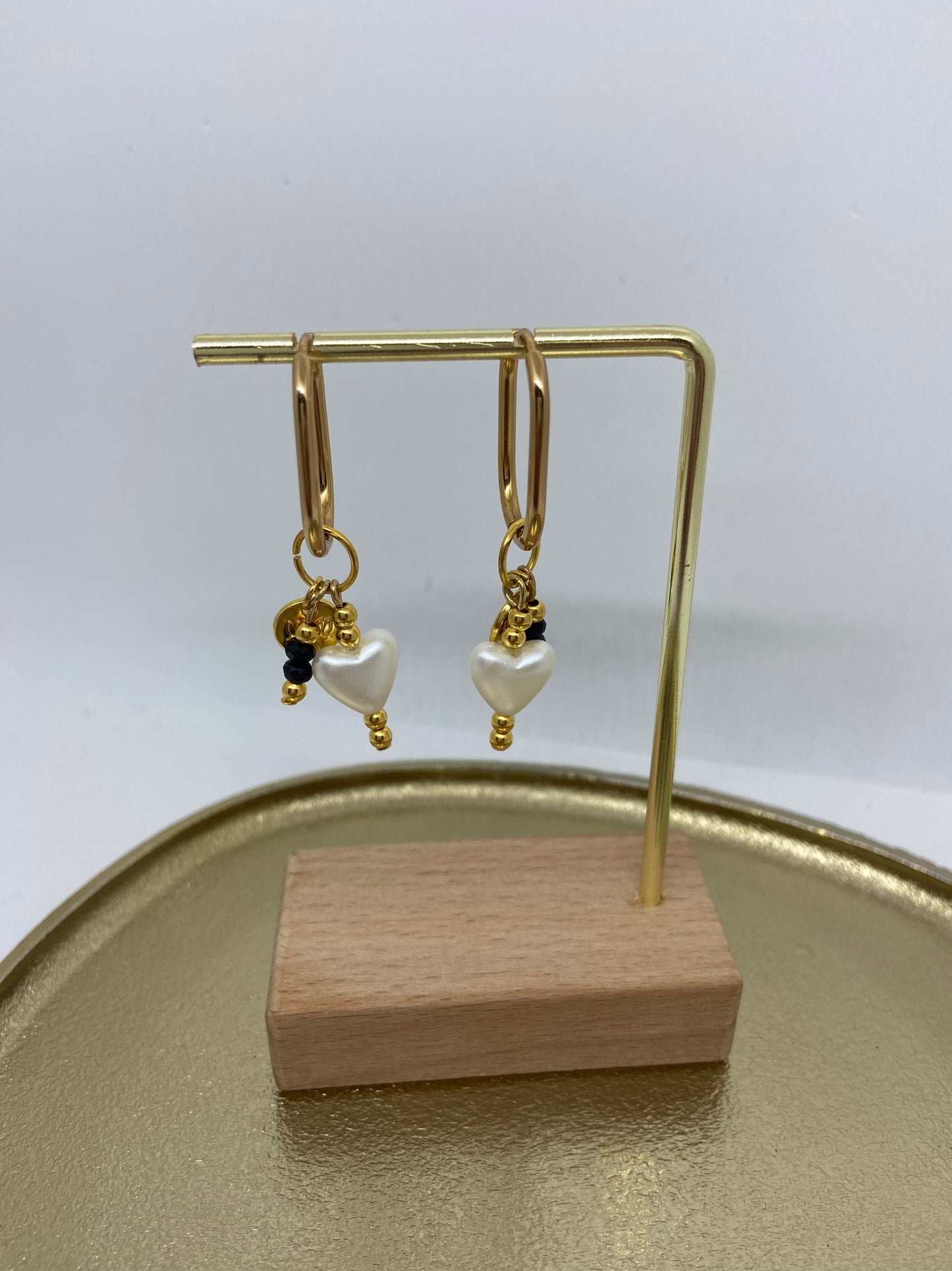 Ketting "met een wit hartje"