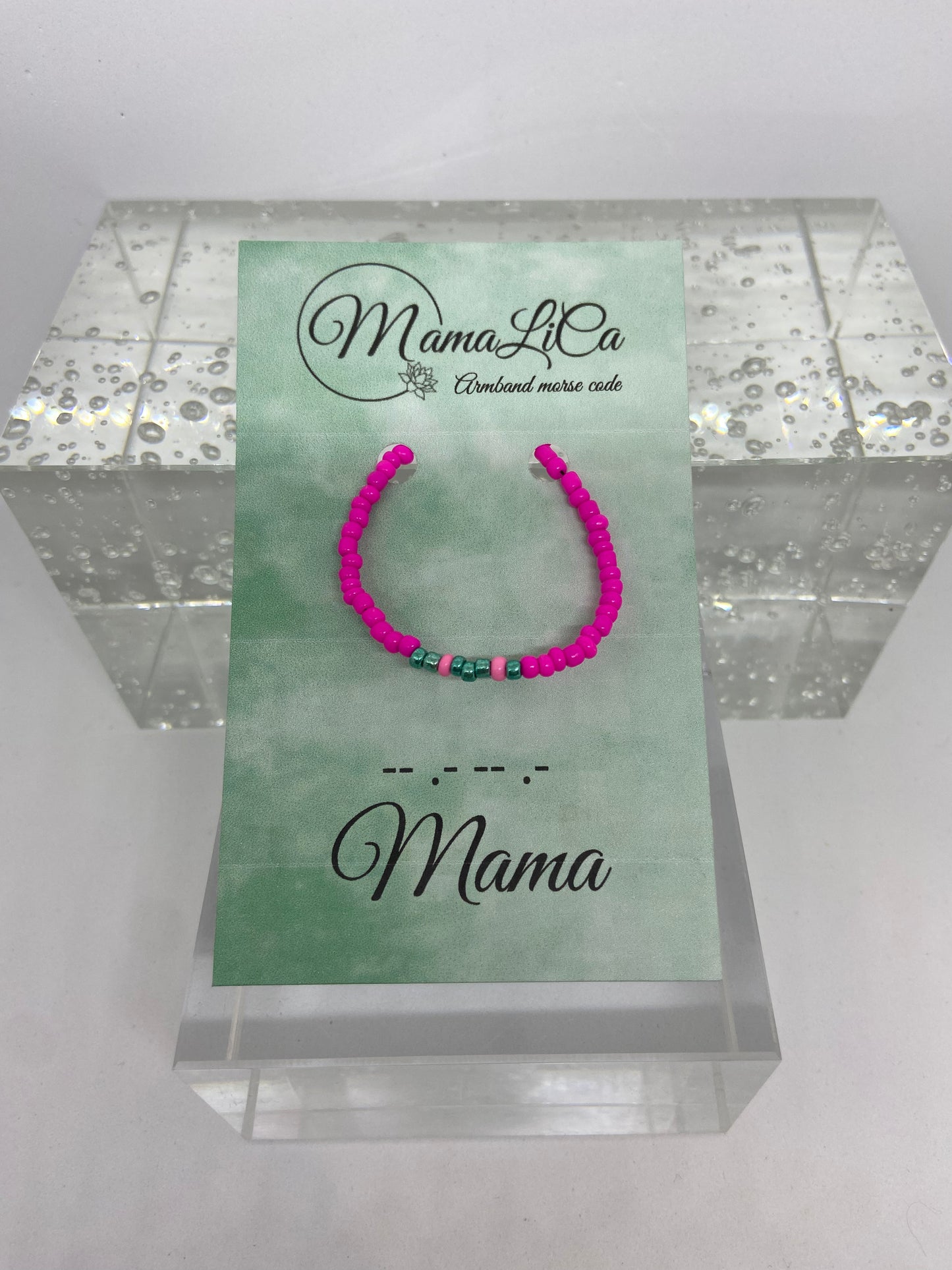 Armband "Morse Code - mama"