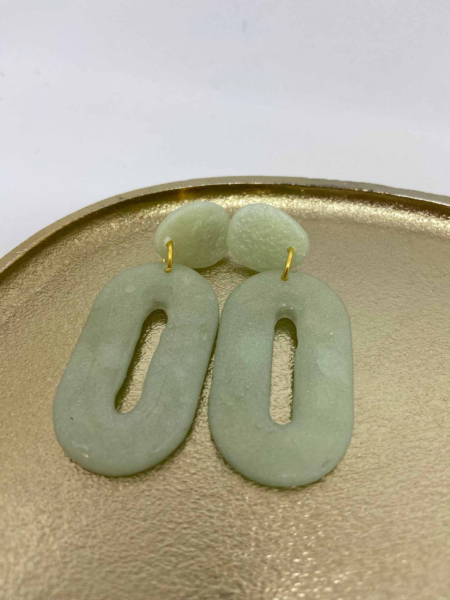 Oorbellen "Pastel Groen 2"