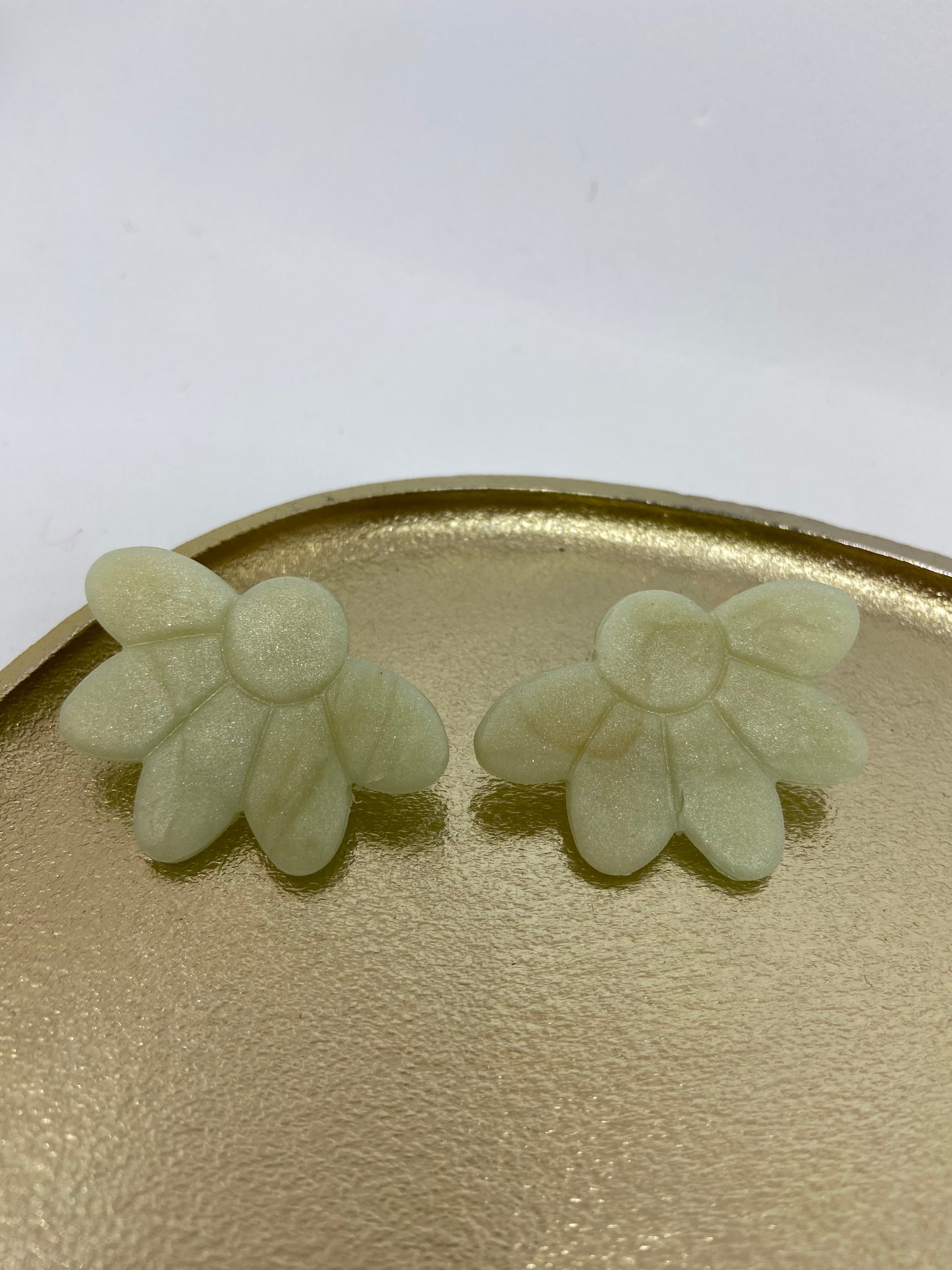 Oorbellen "Pastel Groen 1"