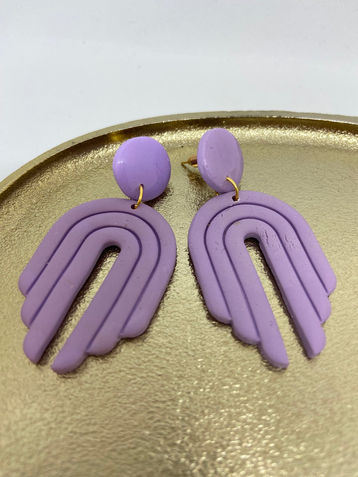 Oorbellen "Pastel Paars 2"