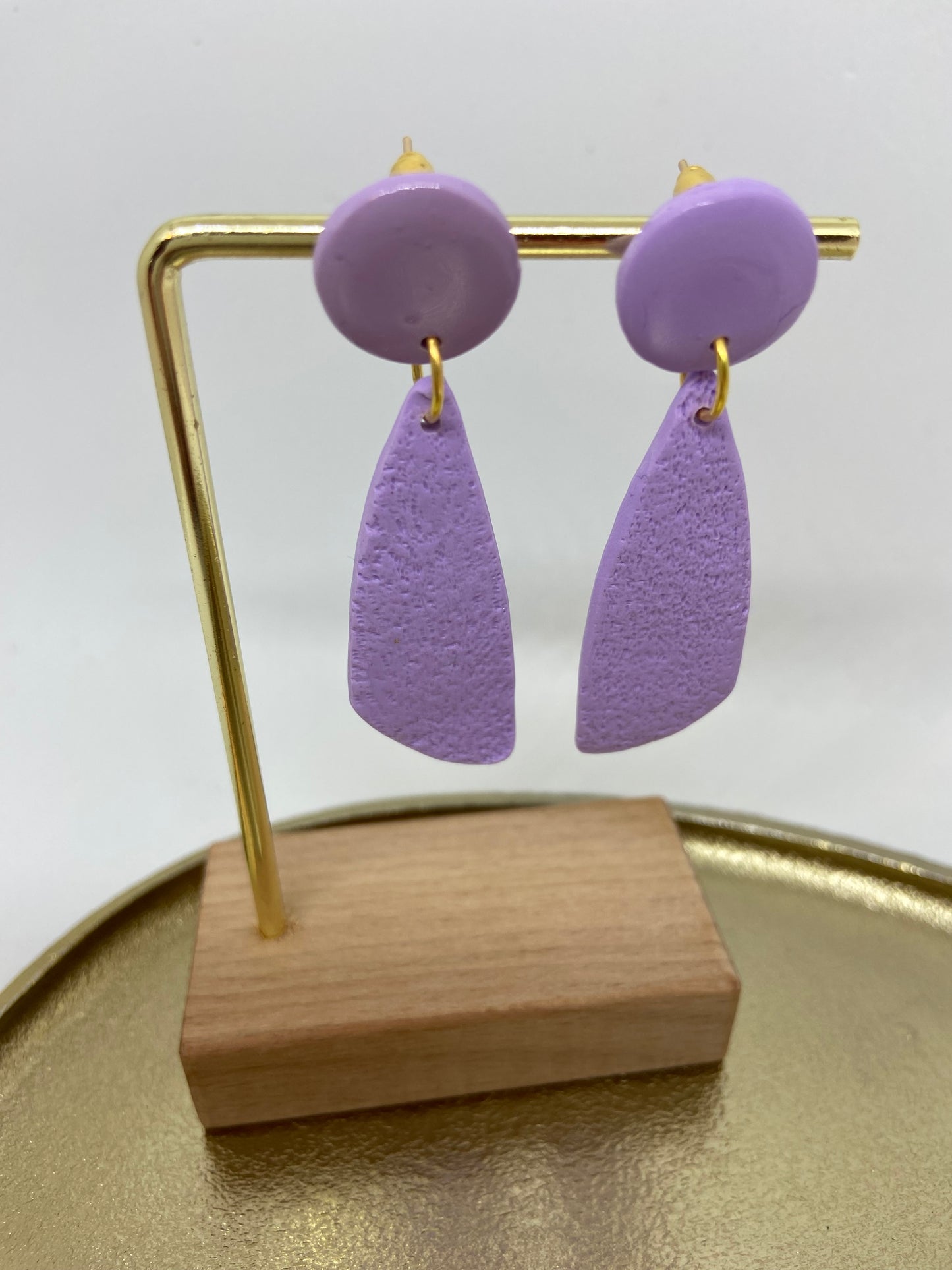 Oorbellen "Pastel Paars 1"