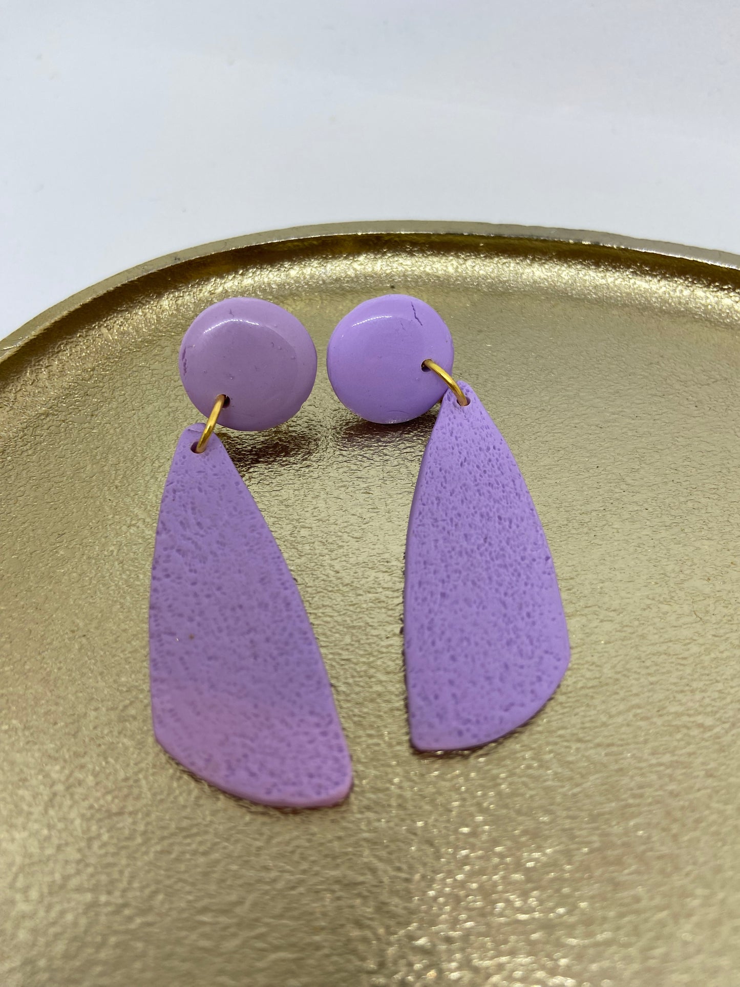 Oorbellen "Pastel Paars 1"