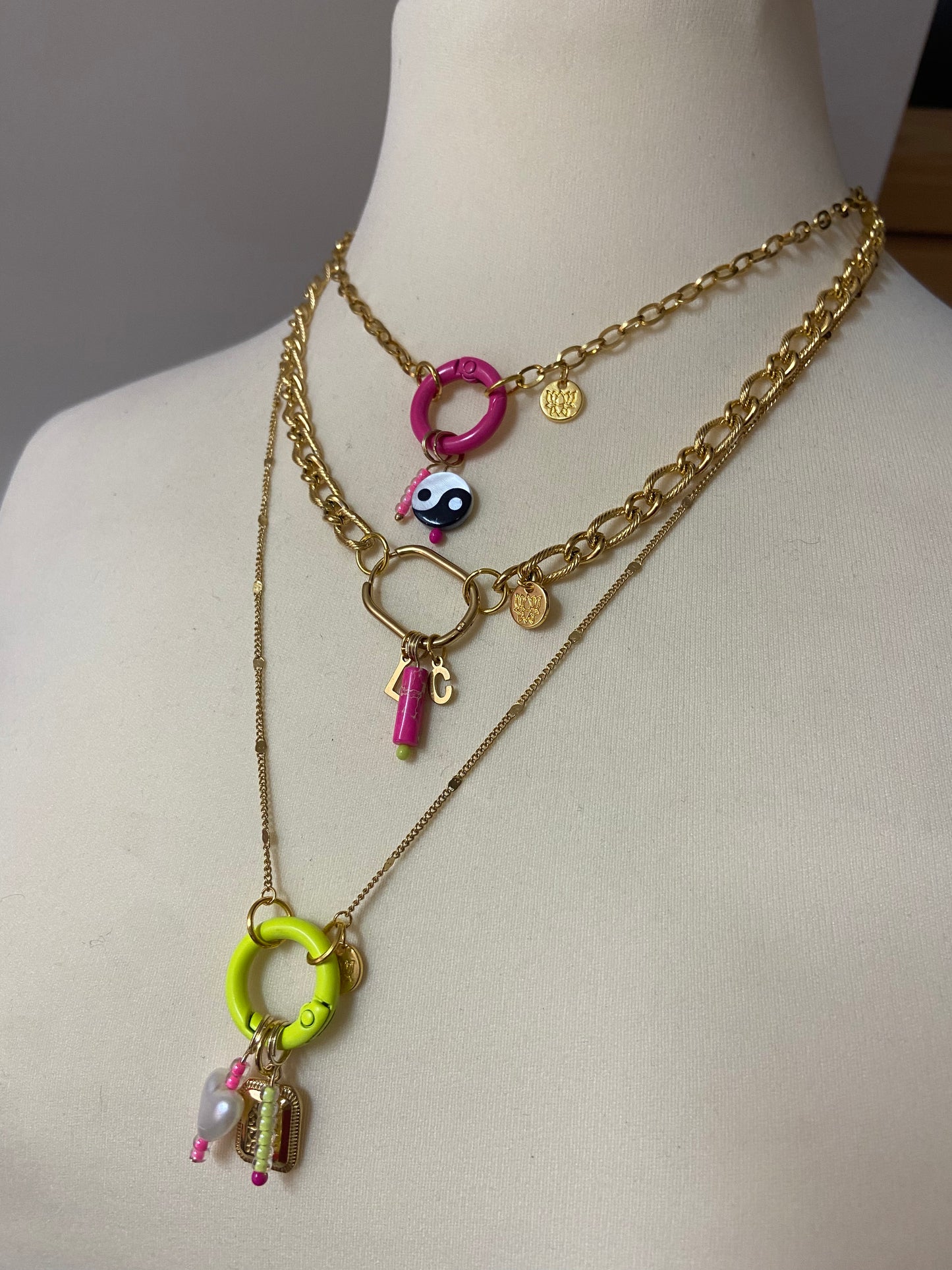 Design Your Own "Ketting 1 Goud"