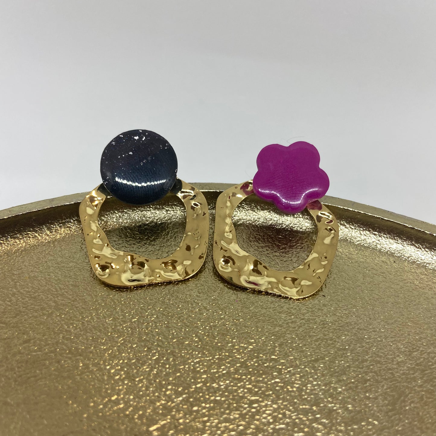 Mix & Match -> Hangertje (irregular Goud rond )