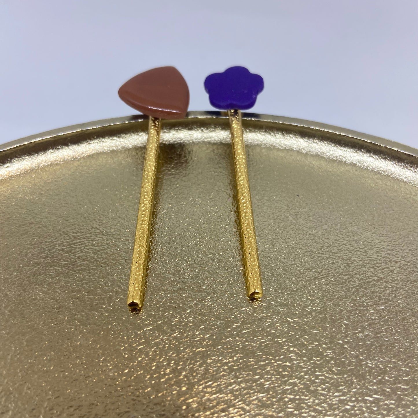 Mix & Match -> Hangertje (metaal staaf Goud)