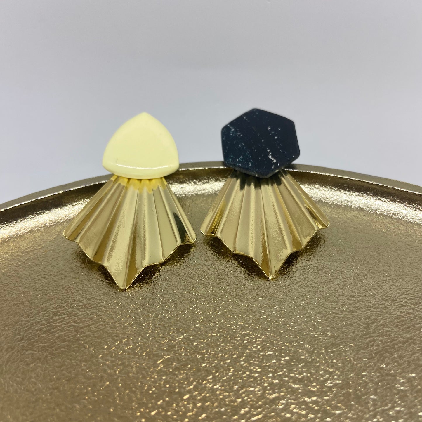 Mix & Match -> Hangertje (irregular rhombus Goud)
