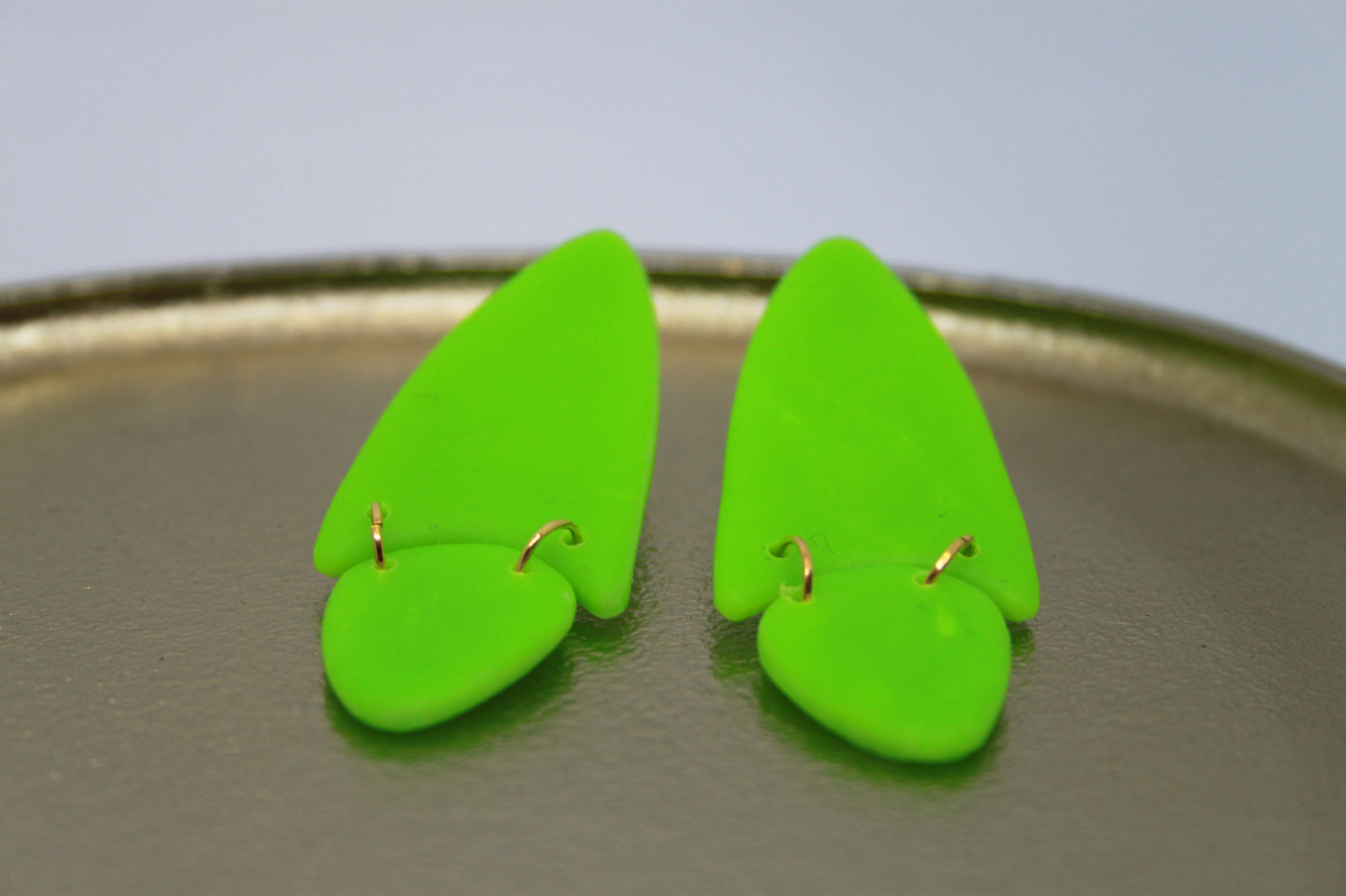 Oorbellen Fluo-groen 1