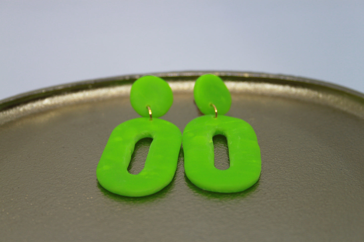 Oorbellen Fluo-groen 2