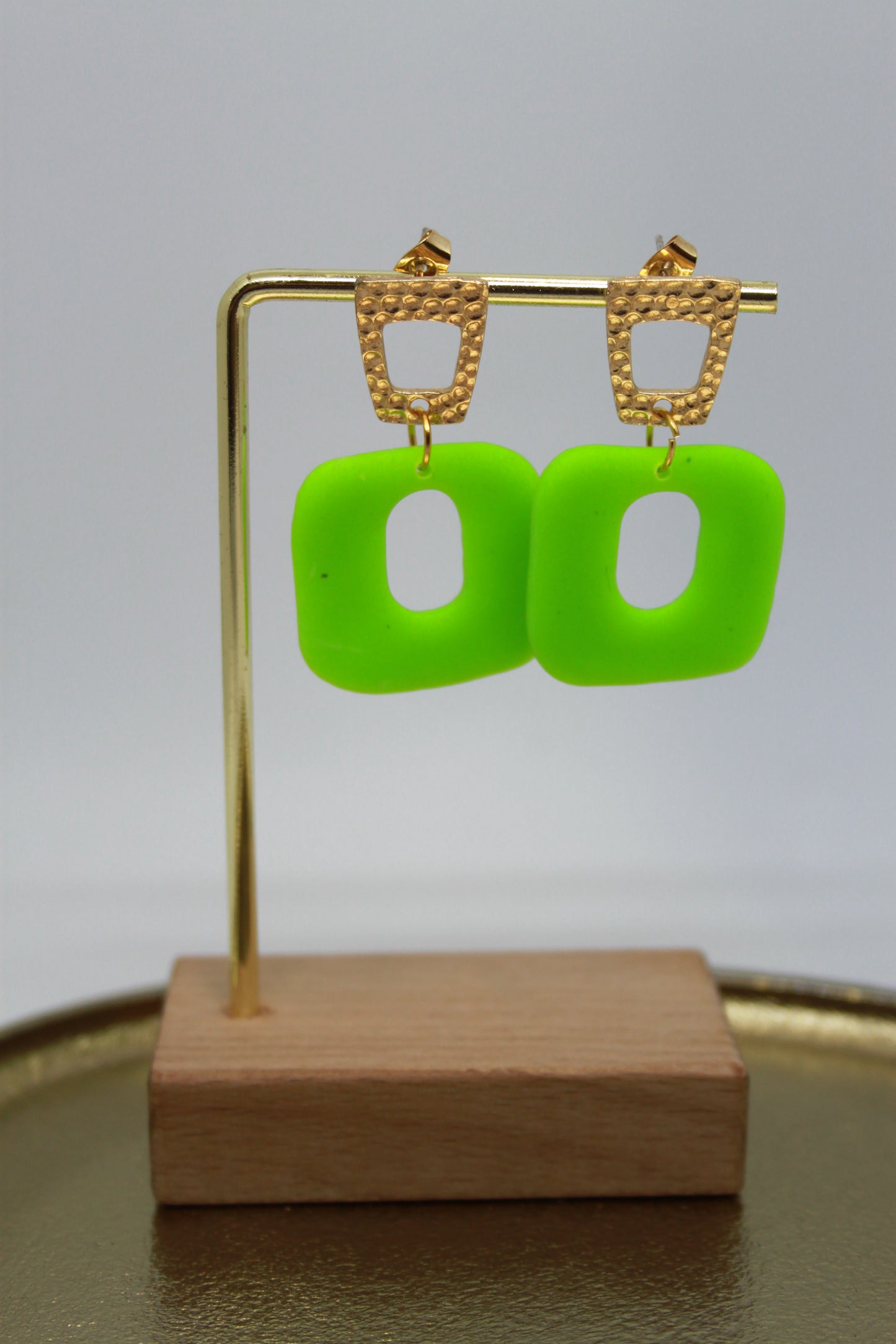 Oorbellen Fluo-groen 5
