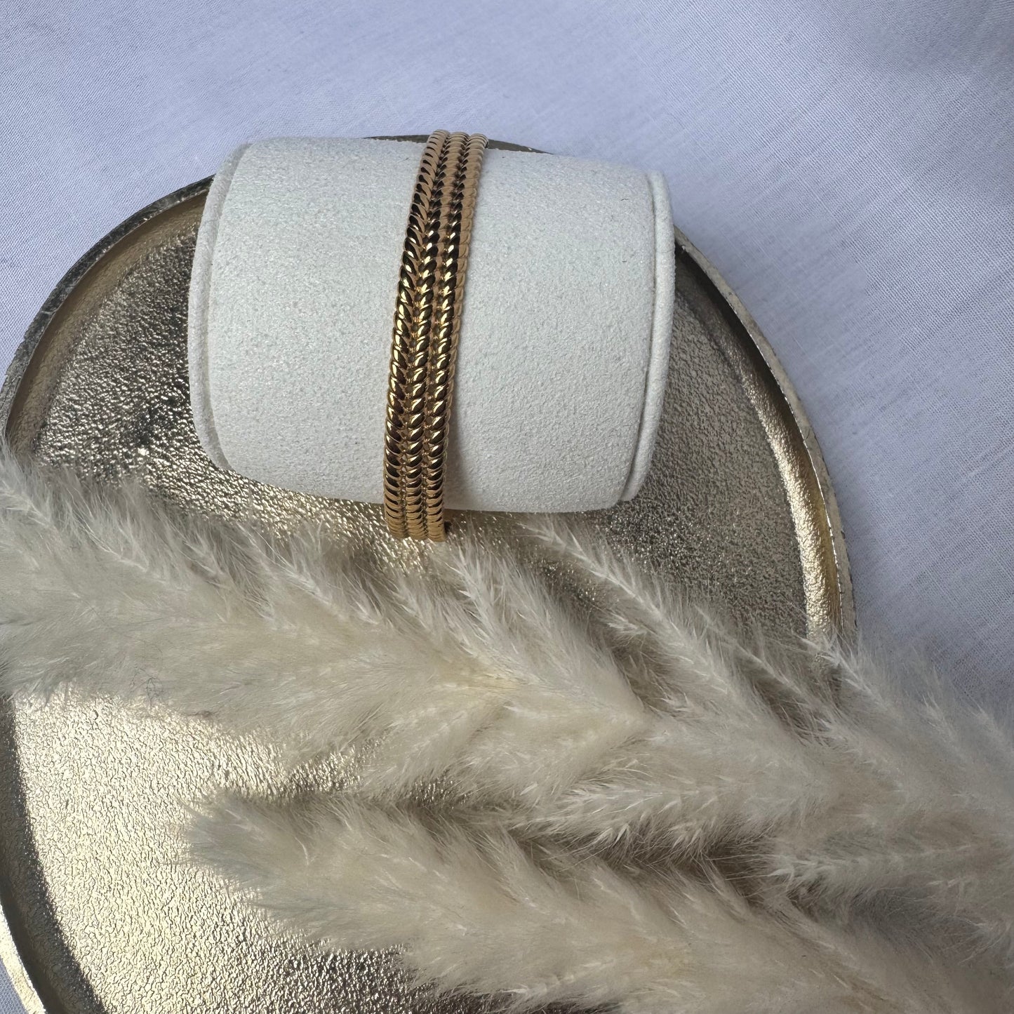 Armband goud (stainless steel) ~> bangle