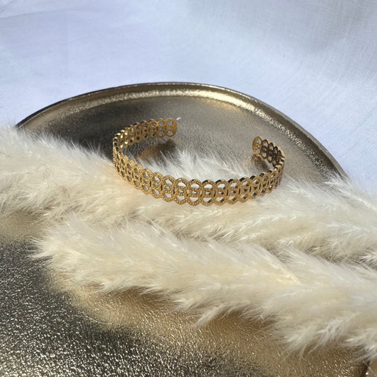 Armband goud (stainless steel) ~> bangle