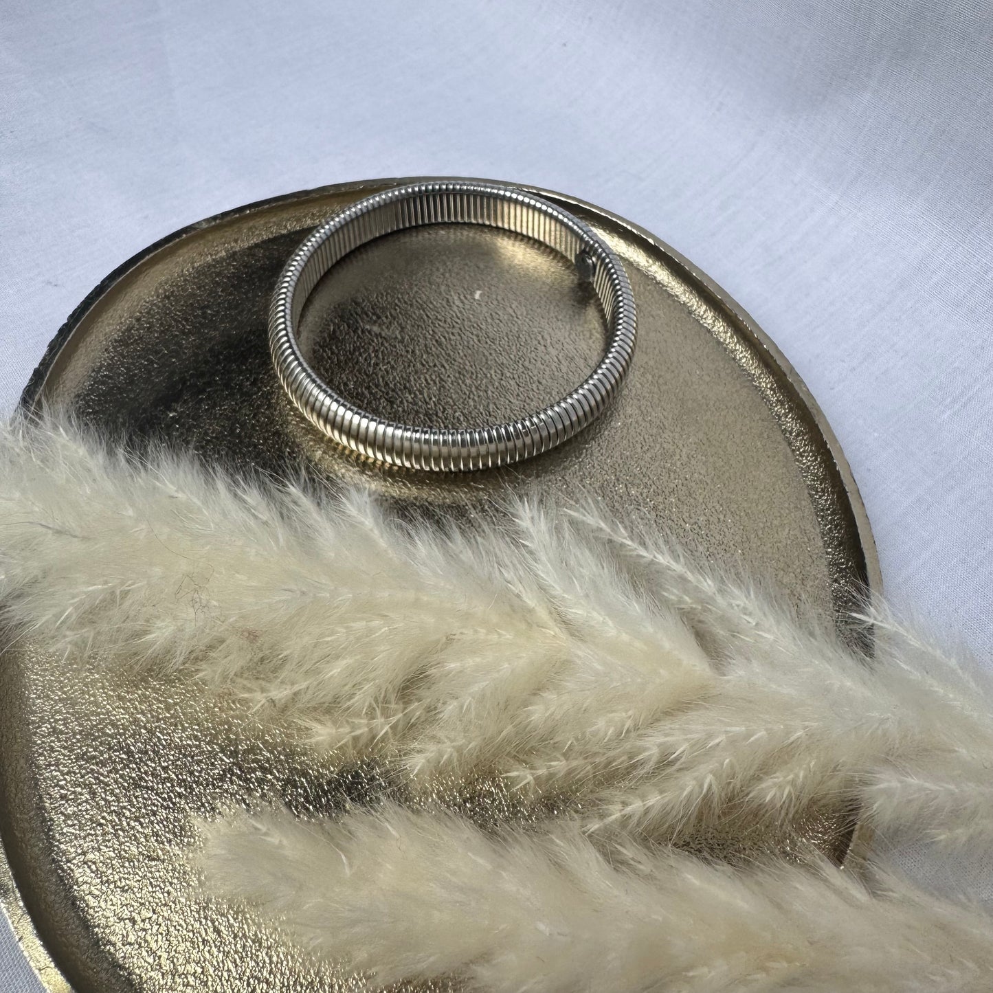 Armband zilver (stainless steel) ~> smal