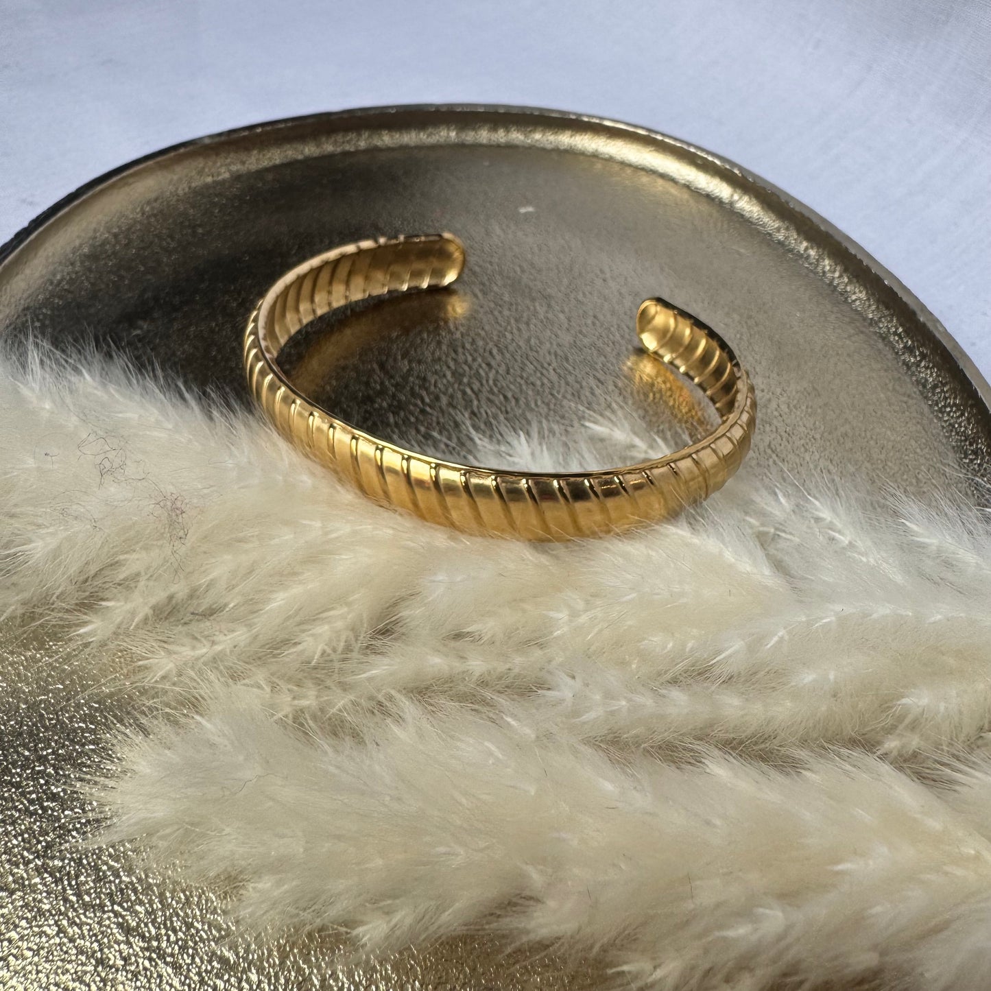 Armband goud (stainless steel) ~> bangle
