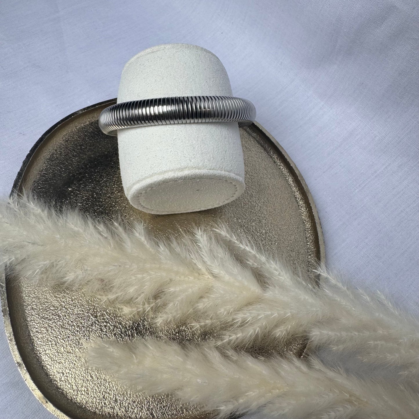 Armband zilver (stainless steel) ~> smal
