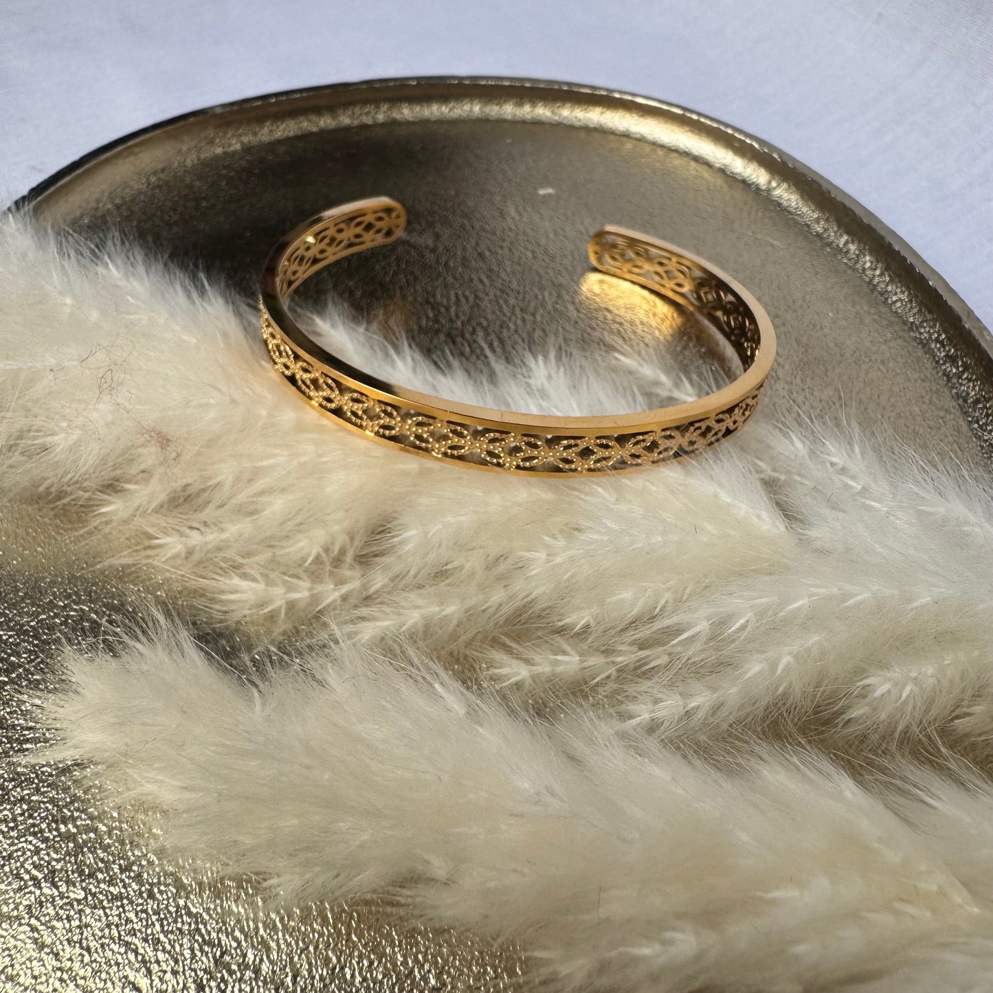 Armband goud (stainless steel) ~> bangle