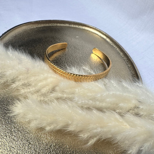 Armband goud (stainless steel) ~> bangle