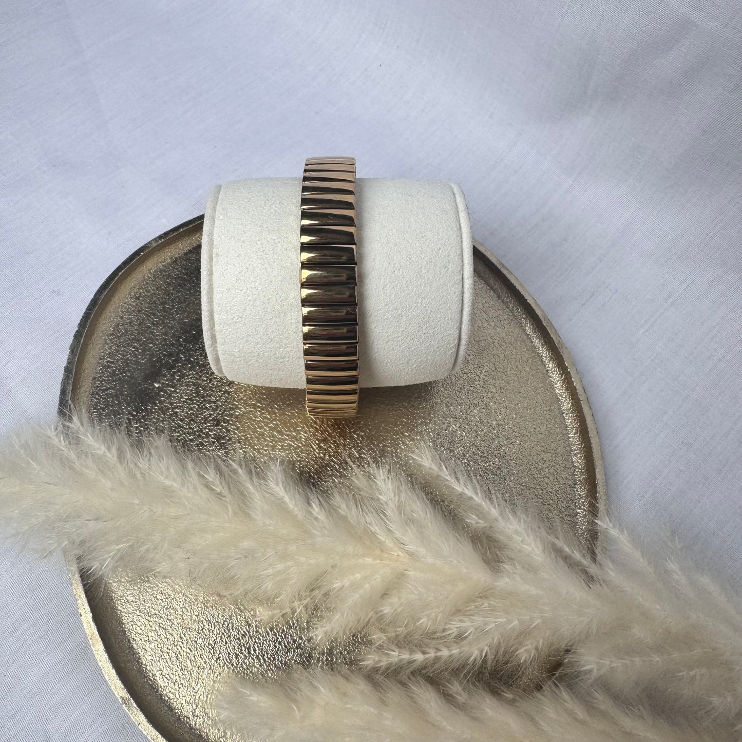 Armband goud (stainless steel) ~> breed