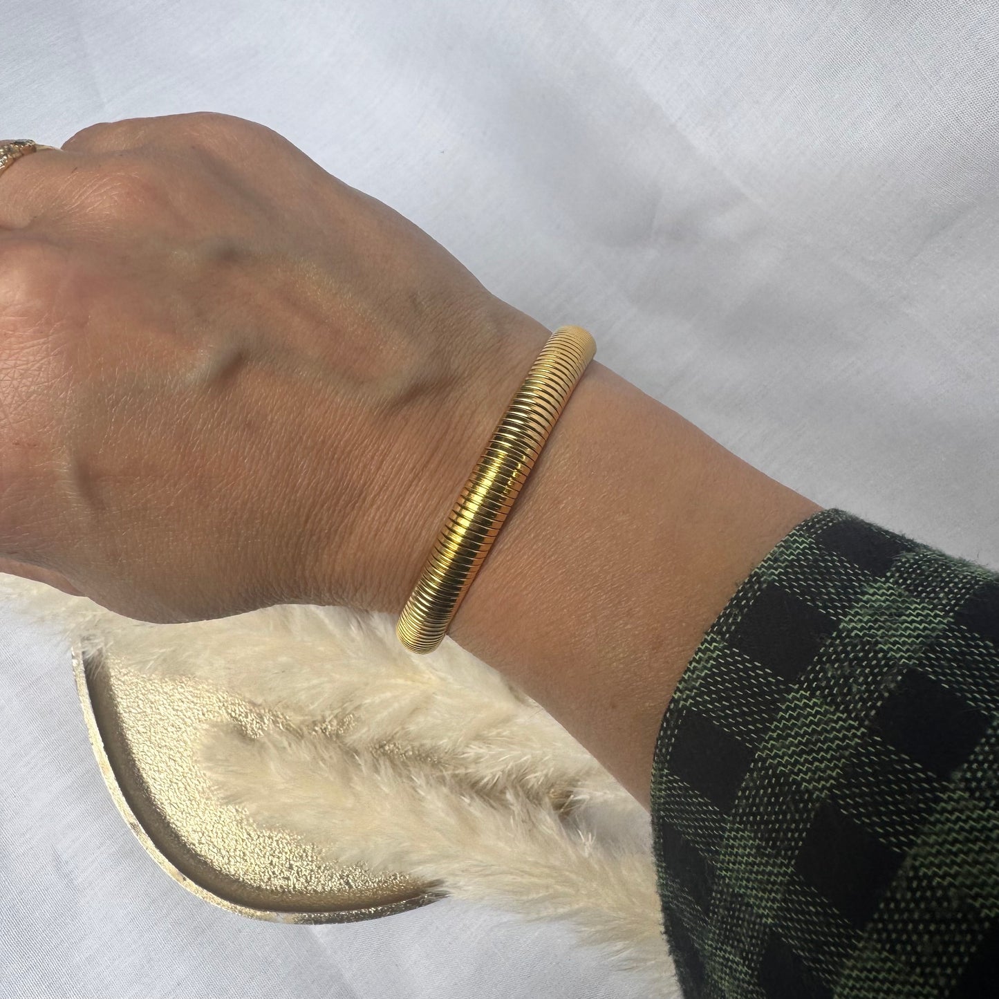 Armband goud (stainless steel) ~> smal
