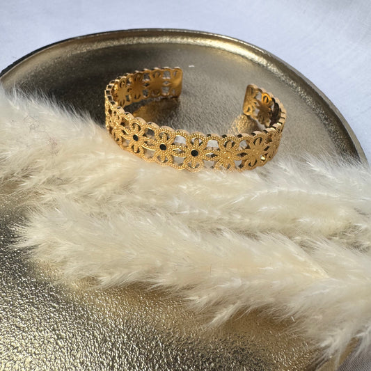 Armband goud (stainless steel) ~> bangle