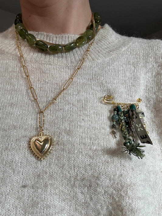 Lange ketting met hartje