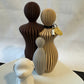 Familie beeld man & vrouw met kinderen