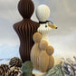 Familie beeld man & vrouw met kinderen