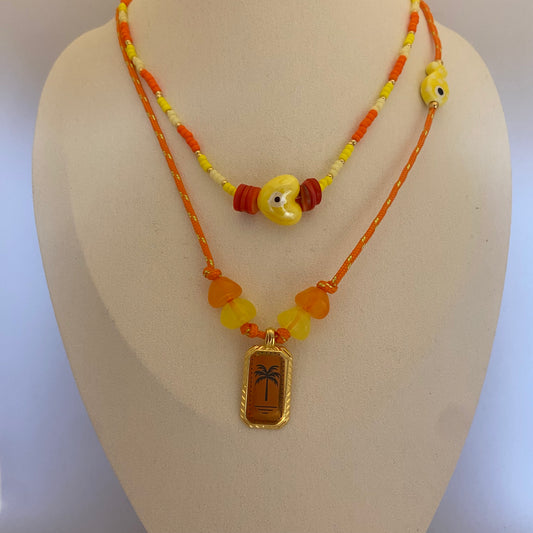 Ibiza Fiesta: oranje / geel