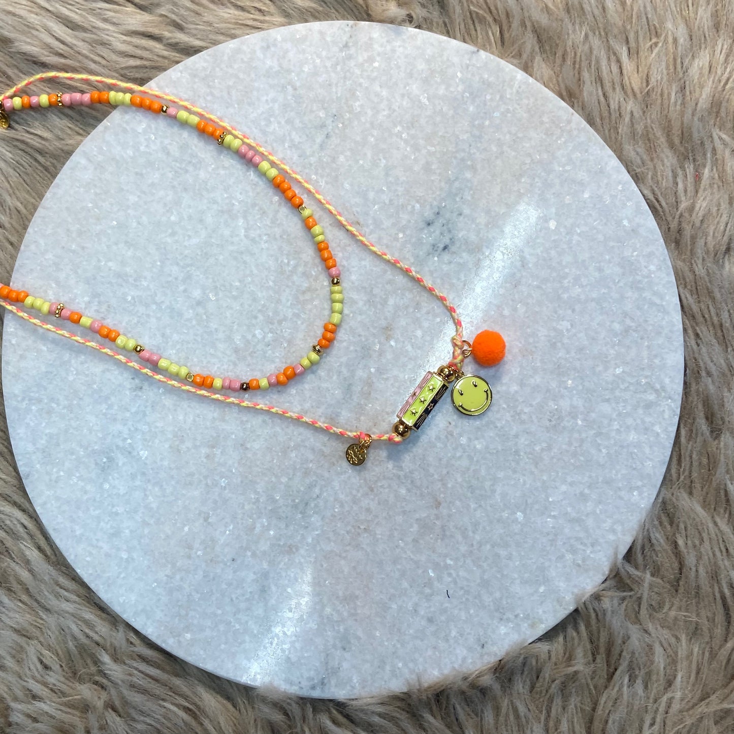 Ibiza Fiesta: fluo geel /  fluo oranje
