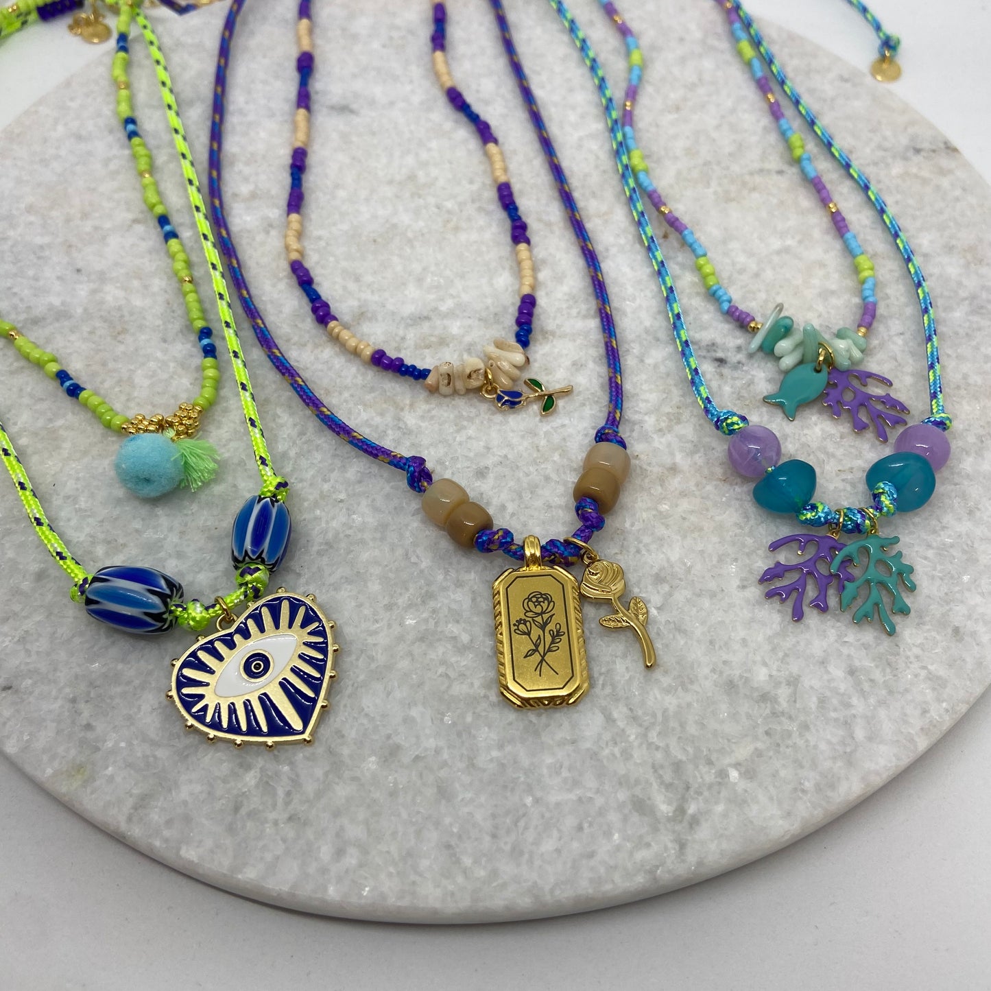Ibiza Fiesta: blauw / groen / paars