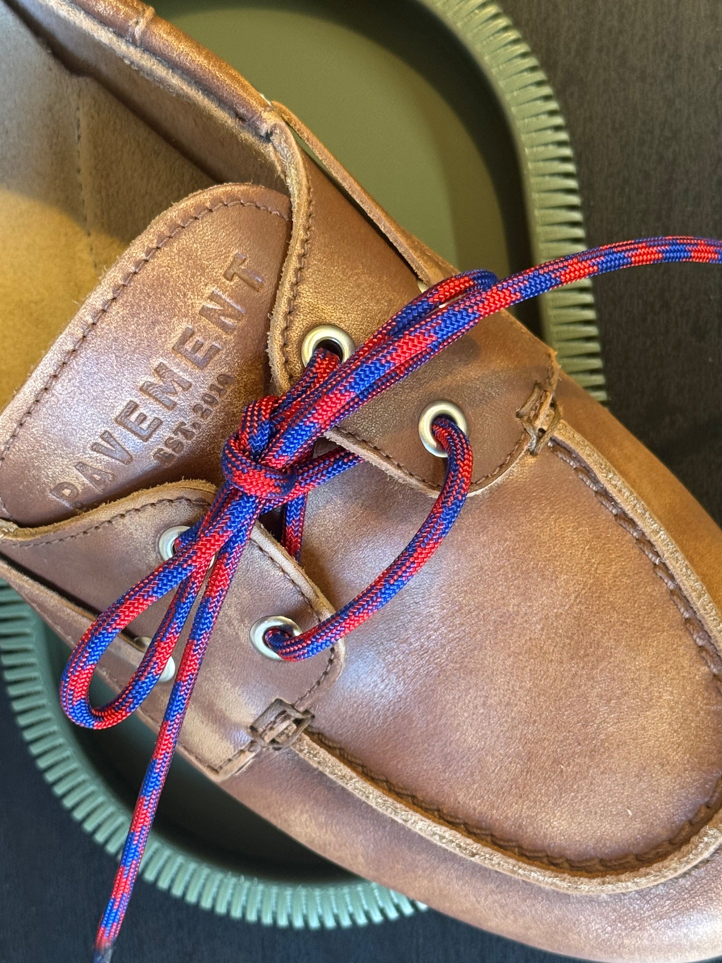 Paracord (2 stuks) -> rood/blauw
