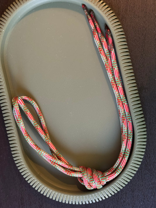 Paracord (2 stuks) -> rood/groen