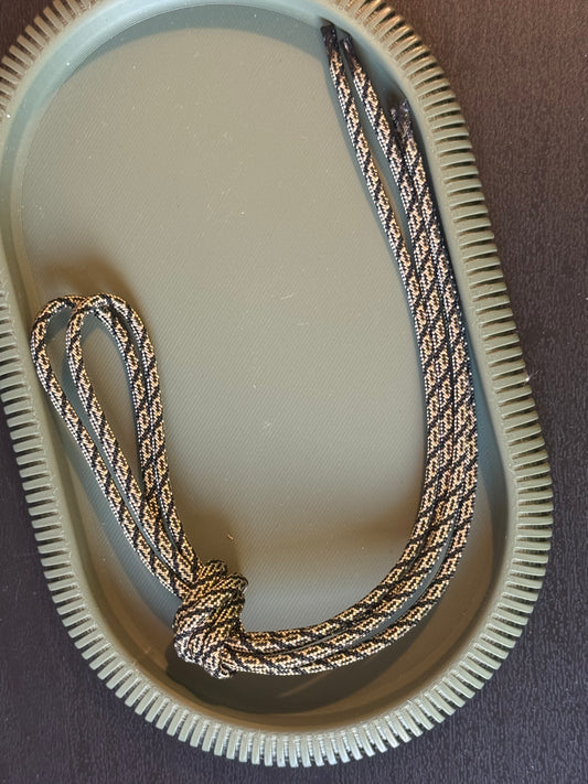 Paracord (2 stuks) -> zwart/goud