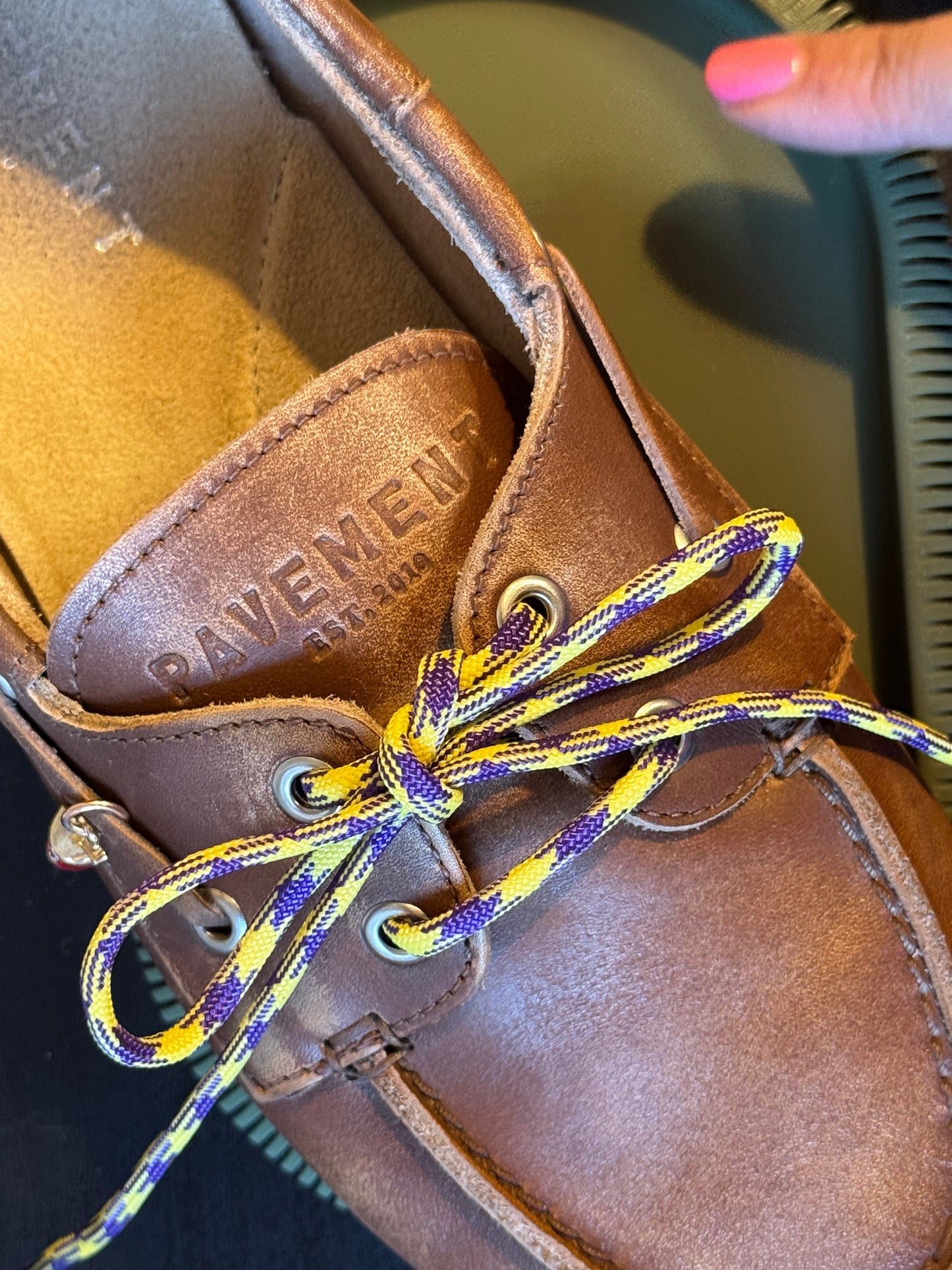 Paracord (2 stuks) -> paars/geel