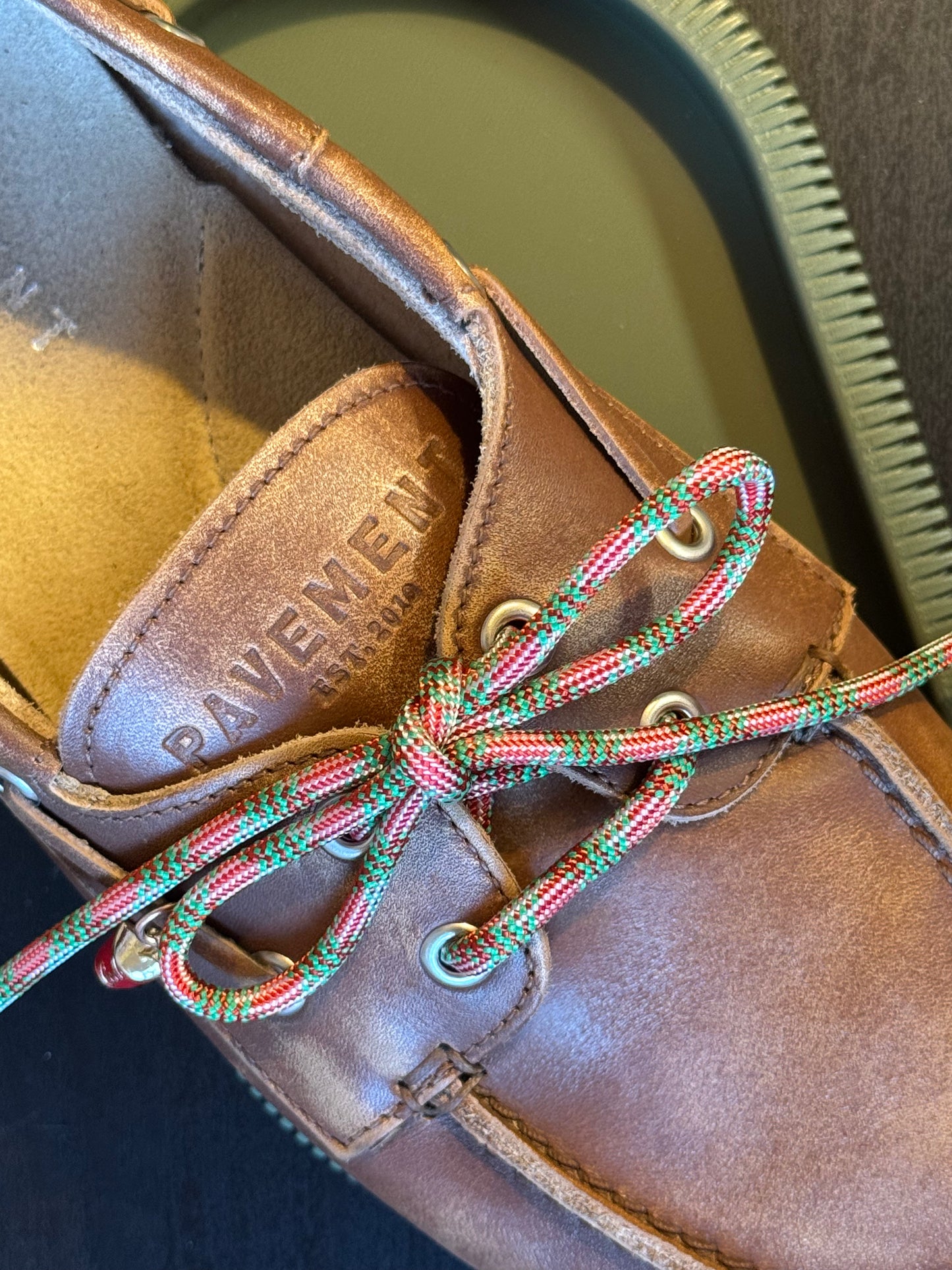 Paracord (2 stuks) -> rood/groen