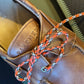 Paracord (2 stuks) -> oranje/wit/zwart