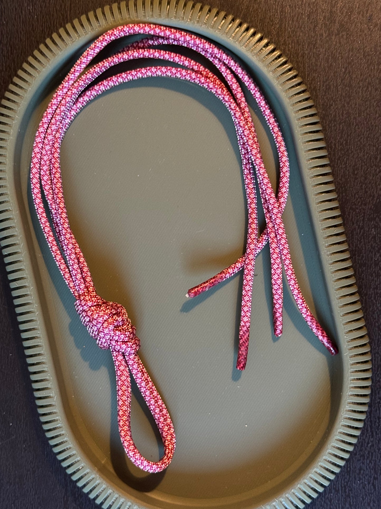 Paracord (2 stuks) -> bordeaux/wit