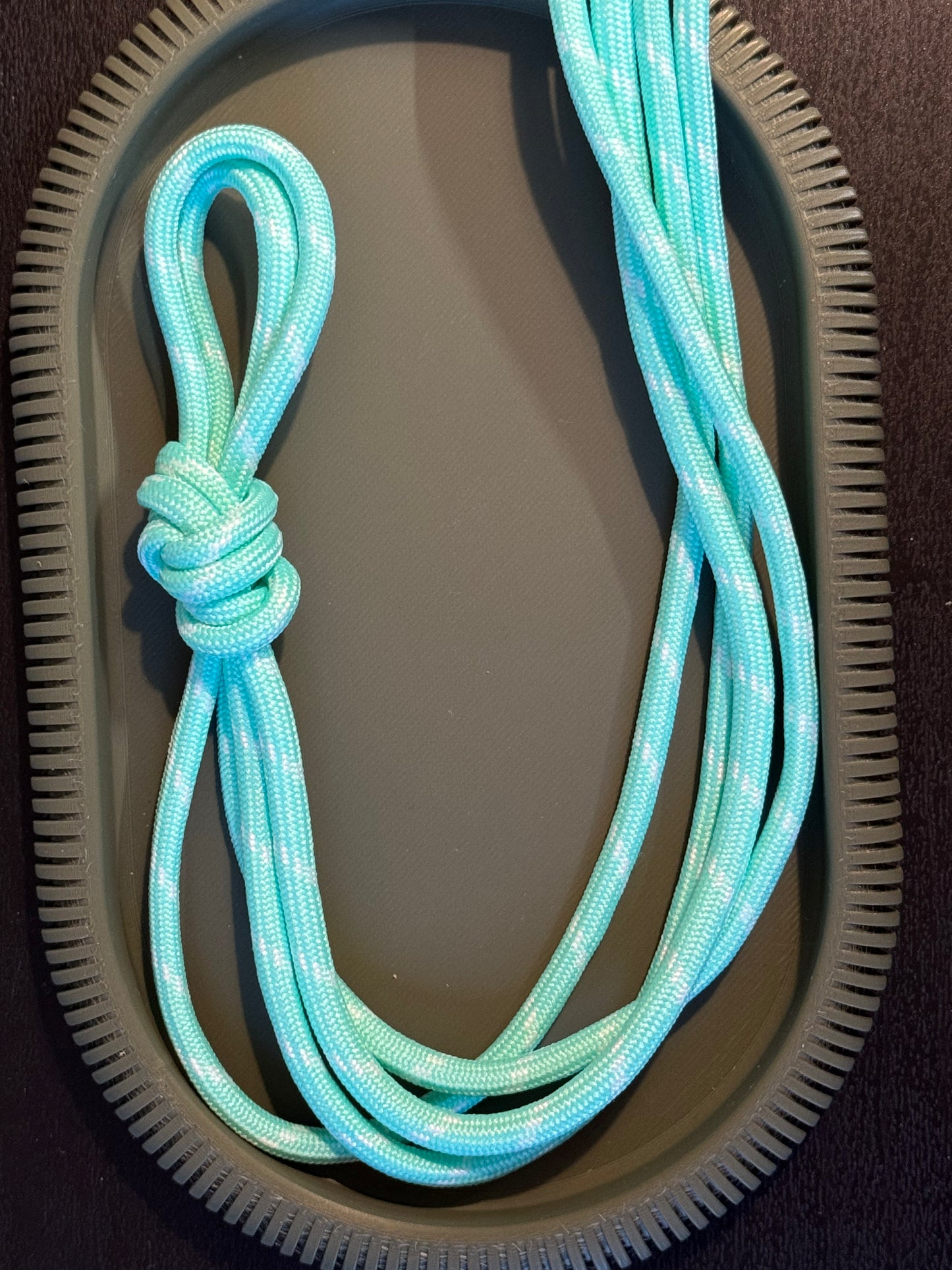 Paracord (2 stuks) -> streepjes groen/blauw (fel)
